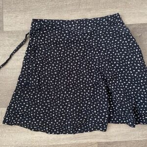 Brandy Melville Floral Wrap Skirt